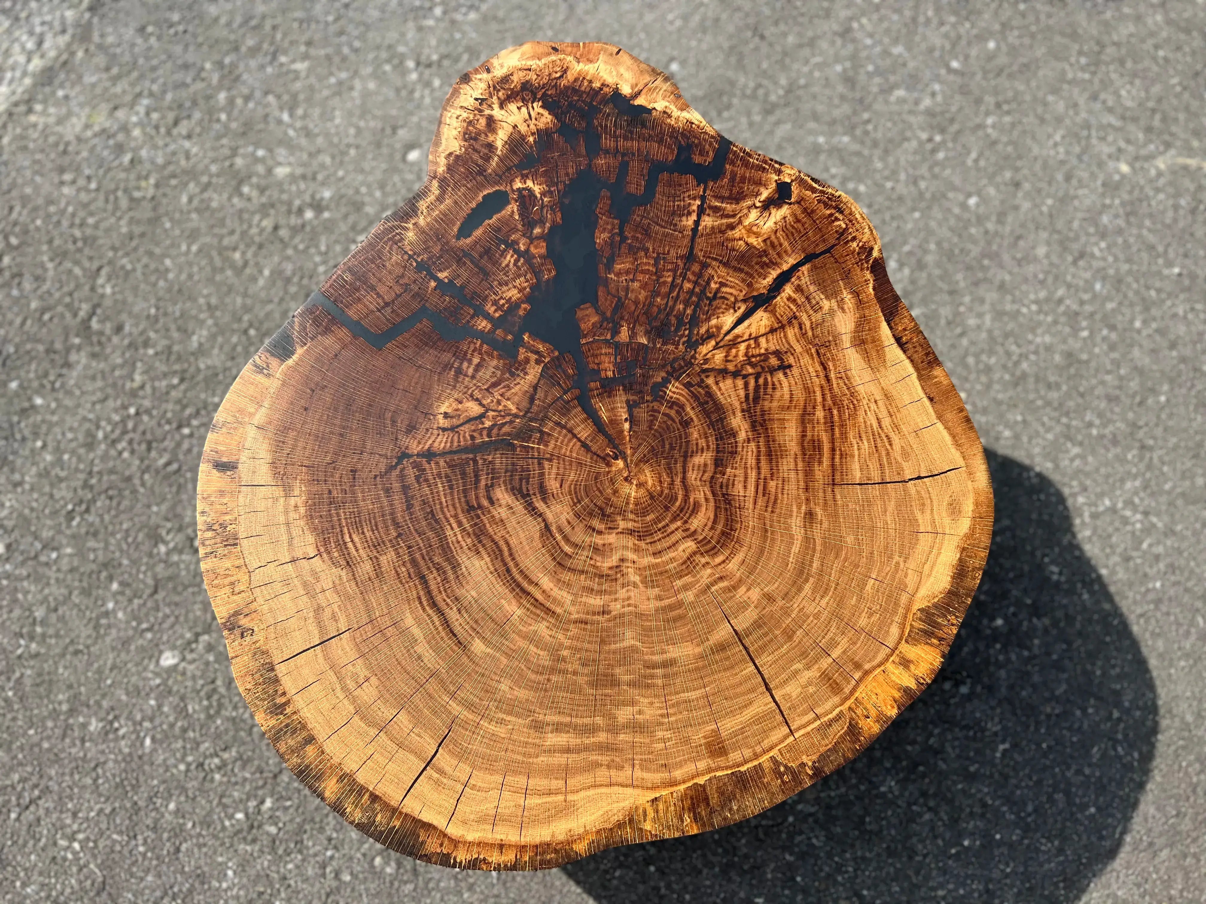 Baumscheiben planfräsen – Stirnholz richtig eben machen