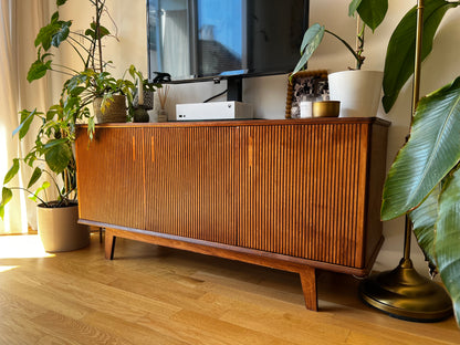 Mid-Century TV-Board & Sideboard in Teak-Optik
