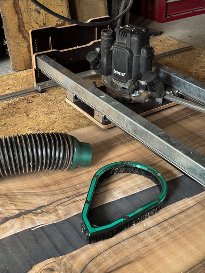 Absaugsystem von Planfräsgerät Planfräsvorrichtung Fräsus Maximus