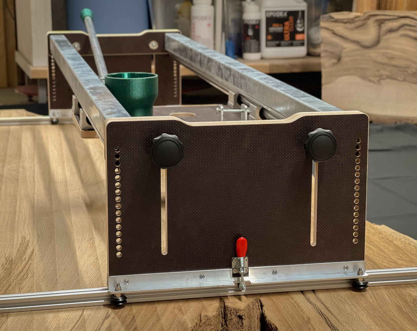 Seitenansicht Planfräsgerät Planfräsvorrichtung Fräsus Maximus