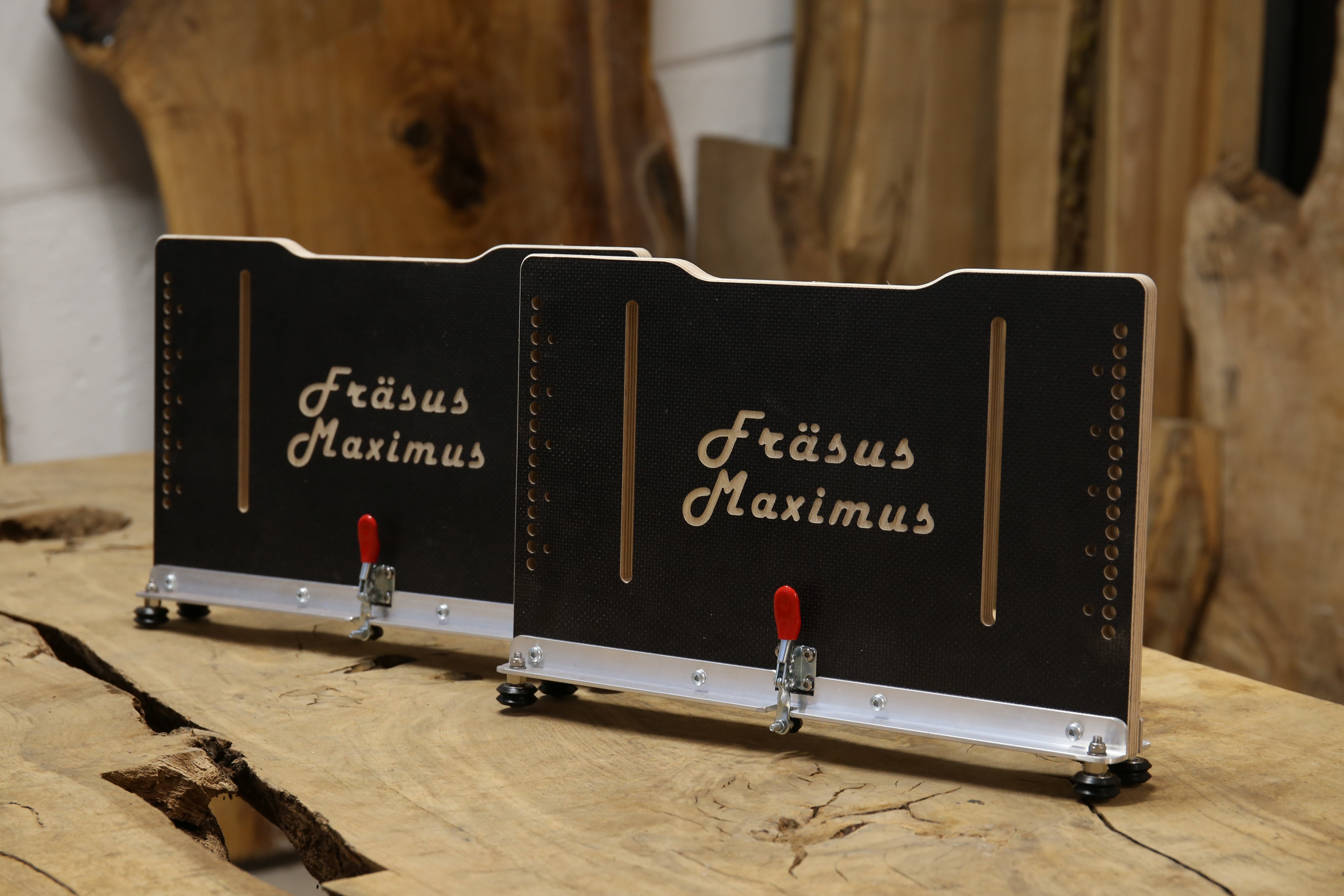 Nahaufnahme der Seitenplatten des Planfräsgeräts