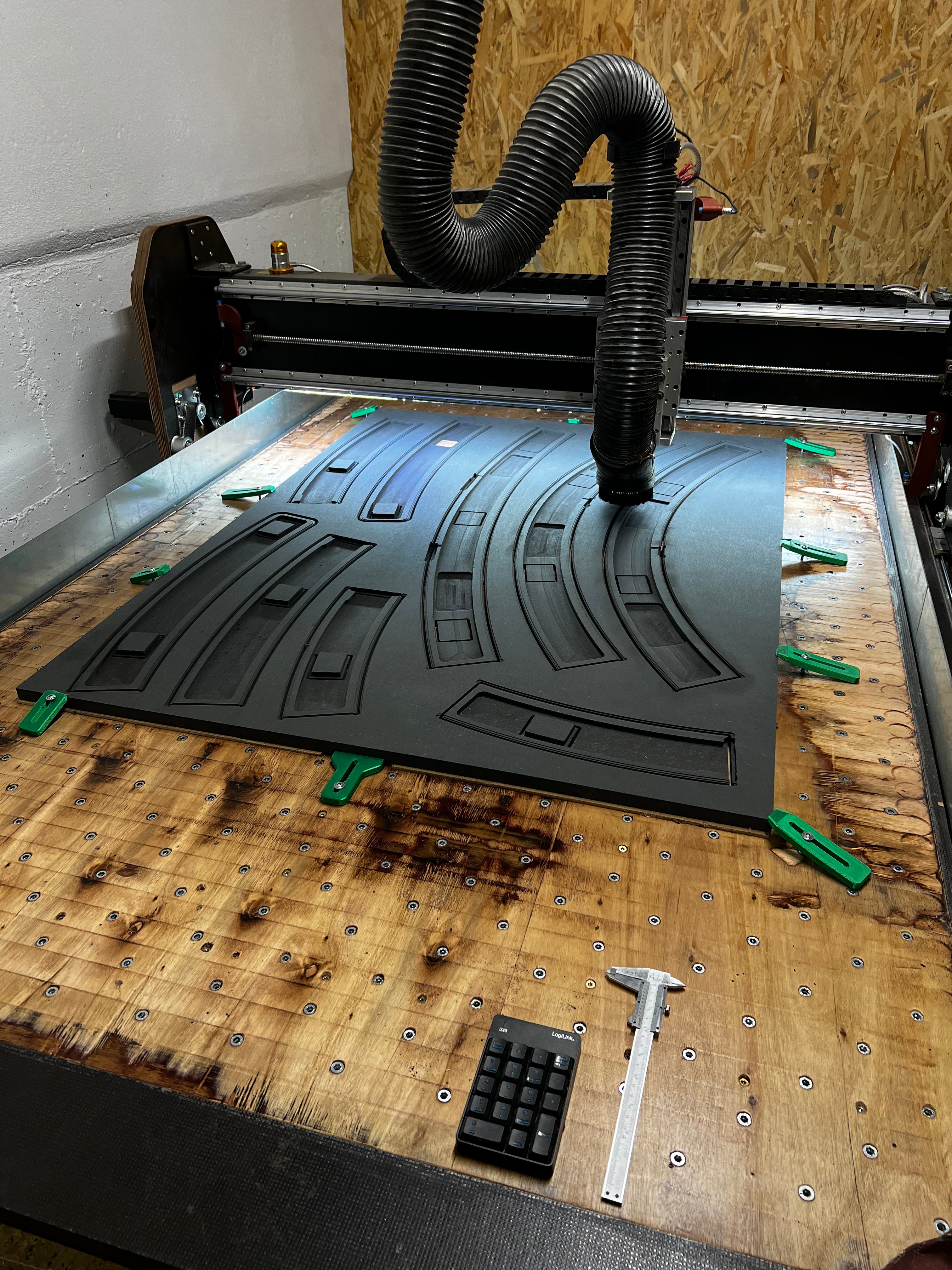 CNC Fräsen von MDF, HDF 