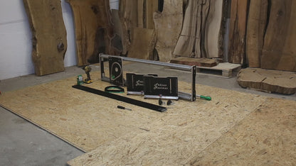 Zeitraffervideo des Aufbaus der Planfräsvorrichtung