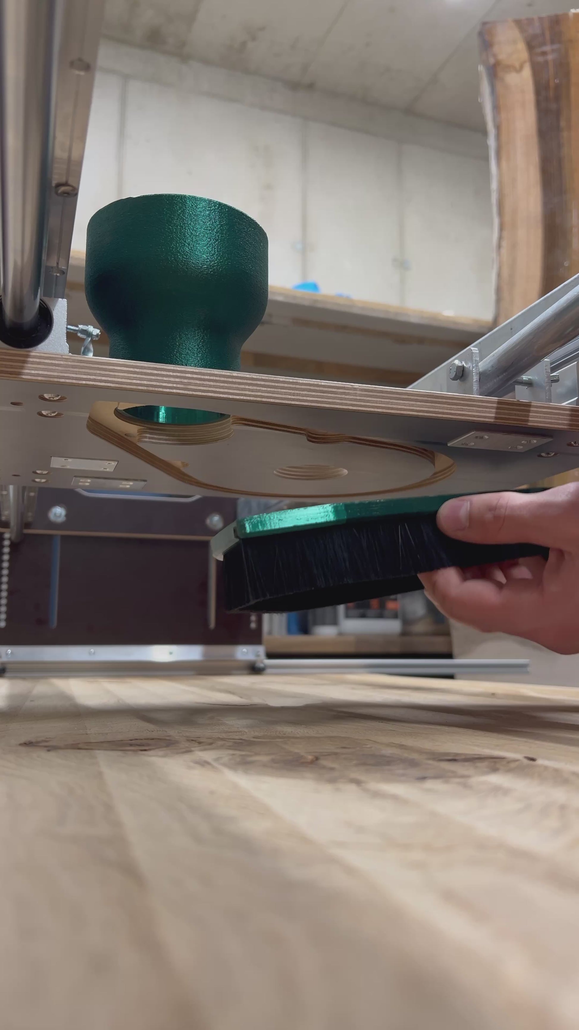 magnetischer Staubschuh Planfräsgerät Planfräsvorrichtung Fräsus Maximus